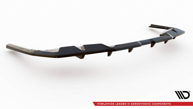 Maxton Design Hinten Splitter (mit einem vertikalem balken) V.1 BMW i4 M-Pack G26