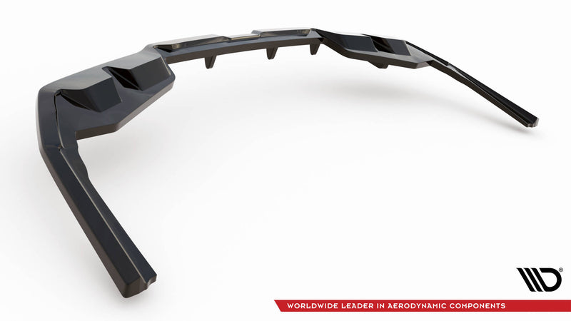 Maxton Design Hinten Splitter (mit einem vertikalem balken) V.1 BMW i4 M-Pack G26