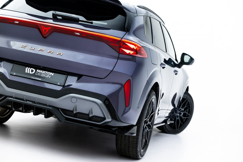 Maxton Design Rear Splitter (with vertical bars) V.1 Cupra Terramar Mk1 (version without tow bar)