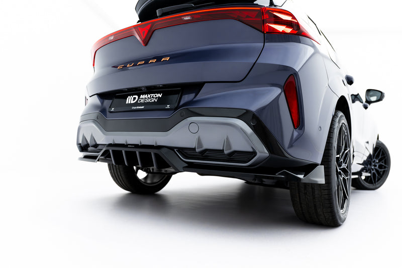 Maxton Design Rear Splitter (with vertical bars) V.1 Cupra Terramar Mk1 (version without tow bar)