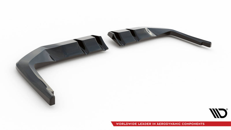 Maxton Design Hinten Splitter (mit einem vertikalem balken) V.1 Honda Civic Type-R Mk 11