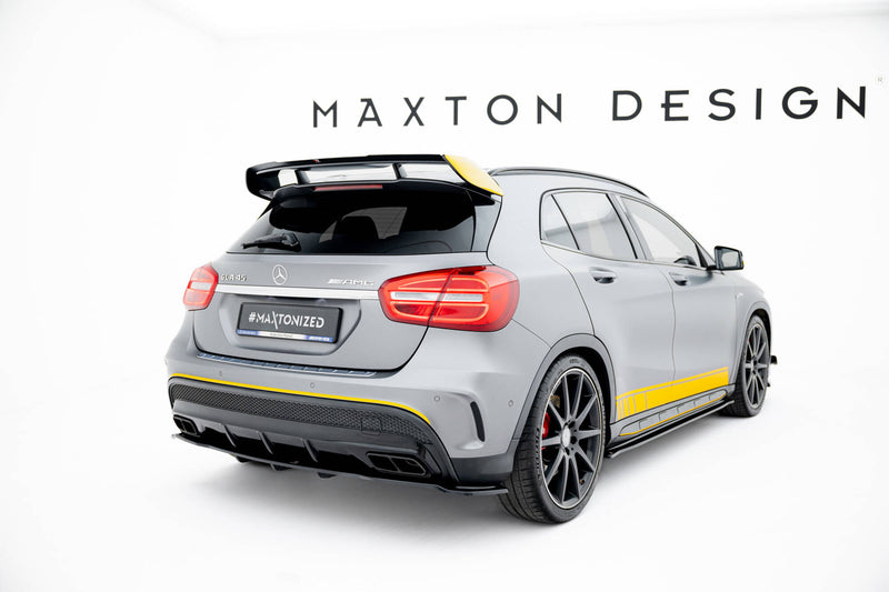 Maxton Design Hinten Splitter (mit einem vertikalem balken) V.1 Mercedes-Benz GLA 45 AMG