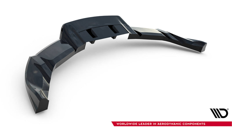 Maxton Design Hinten Splitter (mit einem vertikalem balken) V.1 Tesla Model 3 Performance Mk1 Facelift