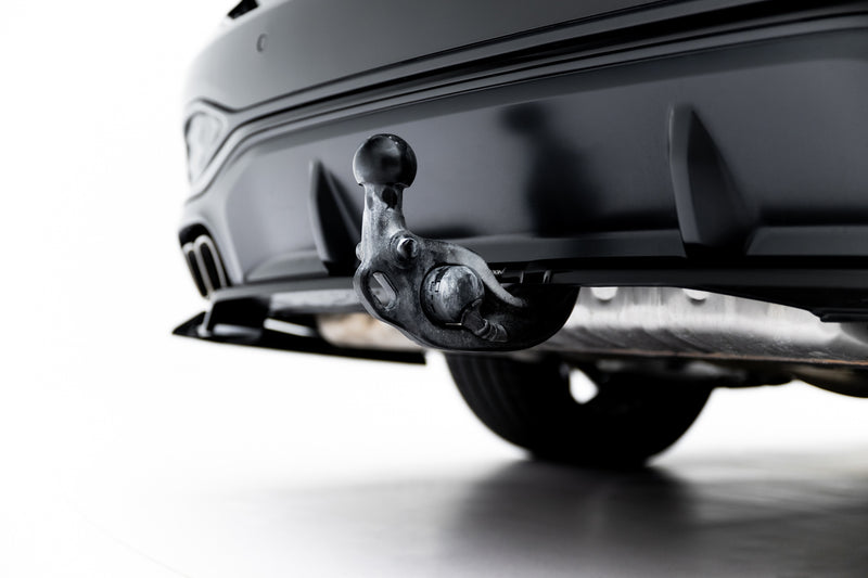 Maxton Design Rear Splitter (with a vertical bar) V.2 Audi A6 S-Line C9