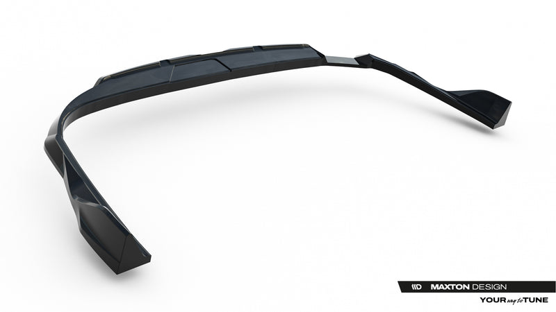 Maxton Design Rear Splitter (with a vertical bar) V.2 Audi A6 S-Line C9