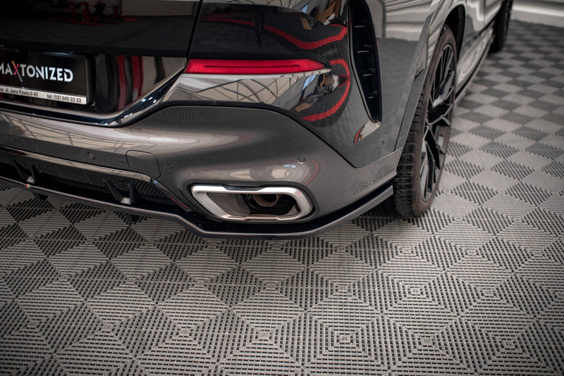 Maxton Design Hinten Splitter (mit einem vertikalem balken) V.2 BMW X6 M-Pack G06