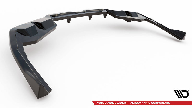 Maxton Design Hinten Splitter (mit einem vertikalem balken) V.2 BMW i4 M-Pack G26