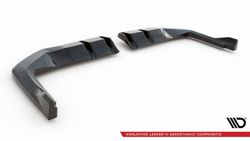 Maxton Design Hinten Splitter (mit einem vertikalem balken) V.2 Honda Civic Type-R Mk 11