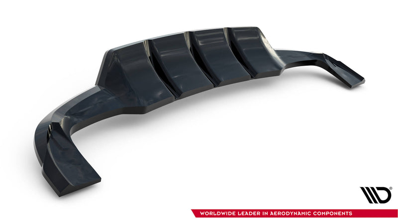 Maxton Design Hinten Splitter (mit einem vertikalem balken) V.2 Mercedes-Benz GLA 45 AMG X156