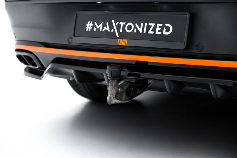 Maxton Design Rear Splitters (with a vertical bar) V.2 Mercedes-Benz GLE Coupe AMG-Line C167 / C167 Facelift
