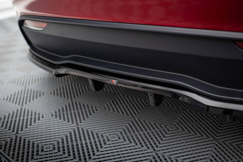 Maxton Design Hinten Splitter (mit einem vertikalem balken) V.2 Tesla Model 3 Project Highland(Facelift)