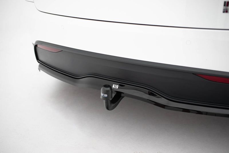 Maxton Design Hinten Splitter (mit einem vertikalem balken) V.2 Tesla Model X Mk1 Facelift