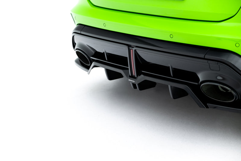 Maxton Design Rear Splitter (with a vertical bar) V.3 Audi RS3 Sportback 8Y Facelift