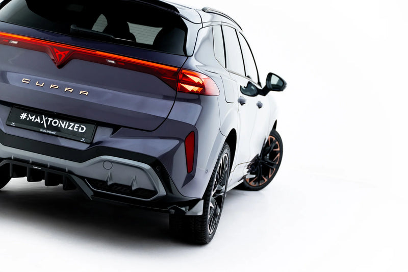 Maxton Design Rear Splitter (with a vertical bar) V.3 Cupra Terramar Mk1 (version with tow bar)