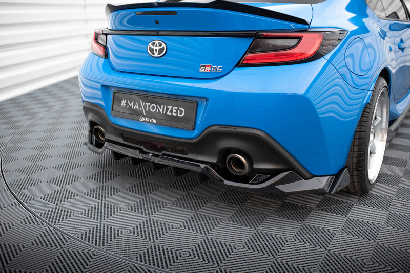 Maxton Design Hinten Splitter (mit einem vertikalem balken) V.3 Toyota GR86 Mk1