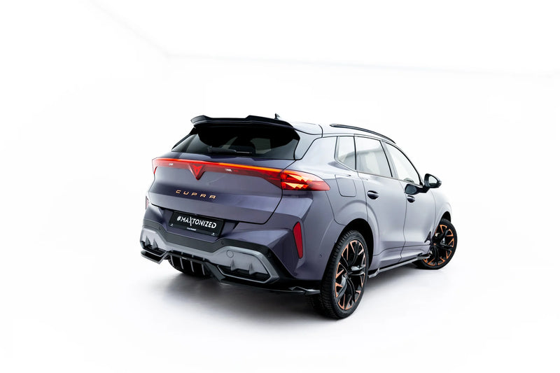 Maxton Design Rear Splitter (with vertical bars) V.4 Cupra Terramar Mk1 (Towbar Version)