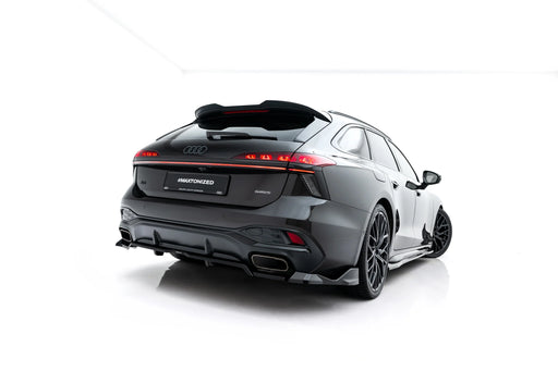 Maxton Design Hinten Splitter mit Mittelsteg V.4 passend für Audi A6 S-Line C9