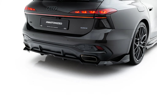 Maxton Design Hinten Splitter mit Mittelsteg V.4 passend für Audi A6 S-Line C9, Ansicht 2