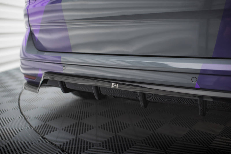 Maxton Design Rear Splitter (with one vertical bar) Volkswagen Multivan T7