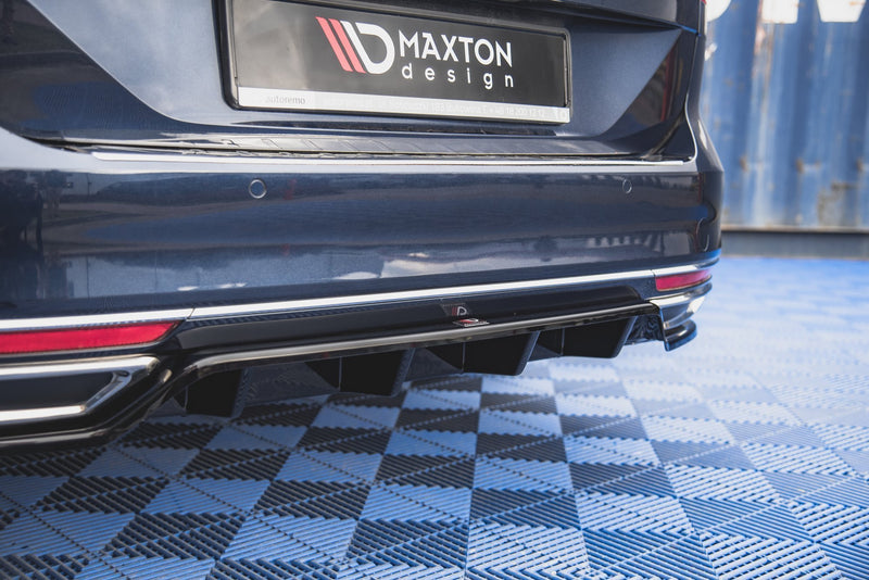 Maxton Design Hinten Splitter (mit einem vertikalem balken) Volkswagen Passat B8