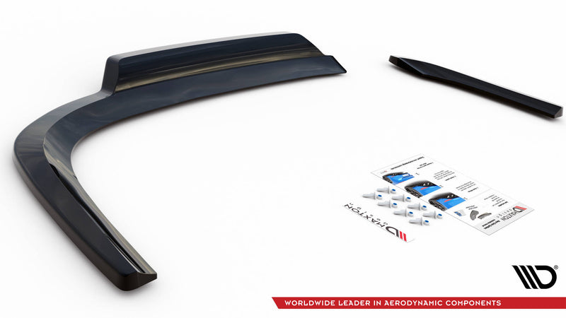 Maxton Design Rear Splitter (with one vertical bar) Volkswagen Passat CC
