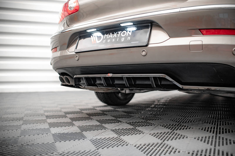 Maxton Design Rear Splitter (with one vertical bar) Volkswagen Passat CC
