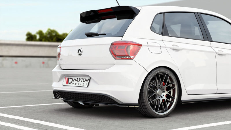 Maxton Design Hinten Splitter (mit einem vertikalem balken) Volkswagen Polo GTI / R-line Mk6