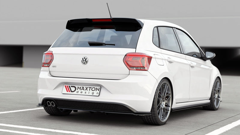 Maxton Design Hinten Splitter (mit einem vertikalem balken) Volkswagen Polo GTI / R-line Mk6