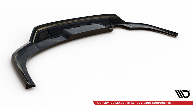 Maxton Design Rear Splitter (with one vertical bar) Volkswagen Taigo R-Line Mk1