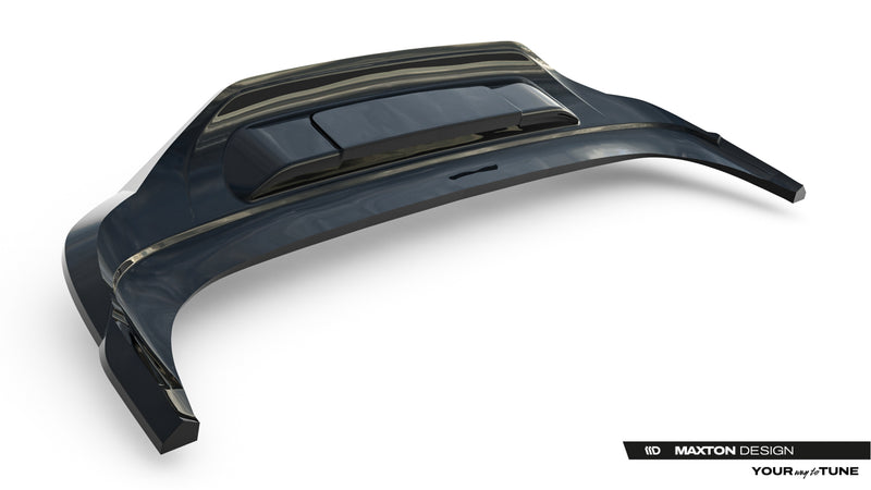 Maxton Design Rear Splitter (with a vertical bar) Volkswagen Tiguan R-Line Mk3