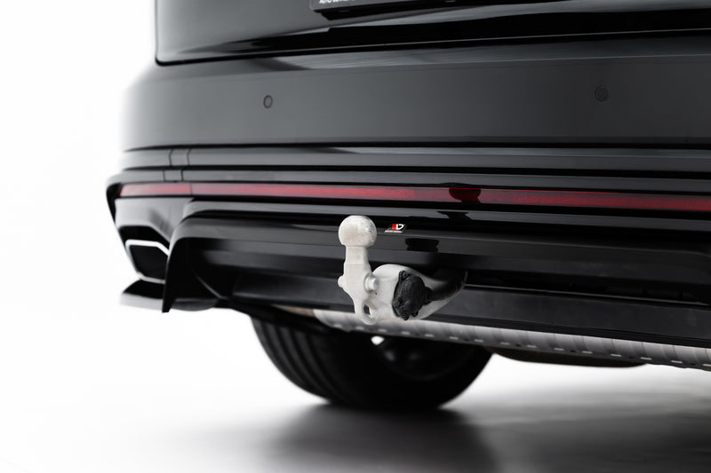 Maxton Design Rear Splitter (with a vertical bar) Volkswagen Touareg R-Line Mk3 Facelift