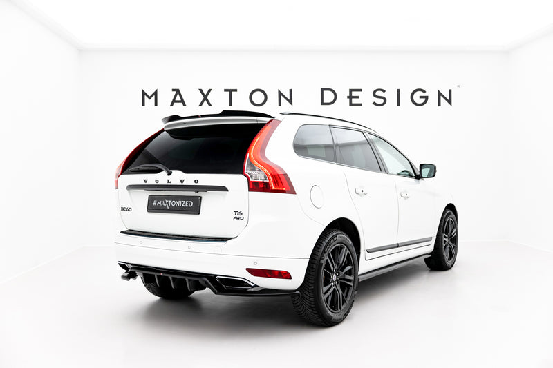 Maxton Design Hinten Splitter (mit einem vertikalem balken) Volvo XC60 Mk1 Facelift