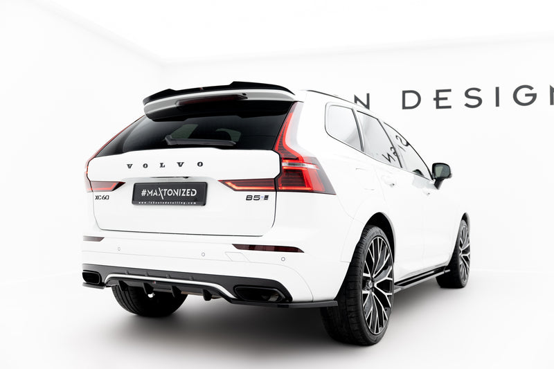 Maxton Design Hinten Splitter (mit einem vertikalem balken) Volvo XC60 Mk2 R-Design