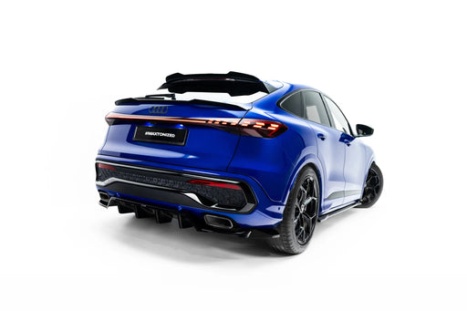 Maxton Design Hinten Splitter mit Mittelsteg passend für Audi Q5 S-Line Sportback / SUV Mk3