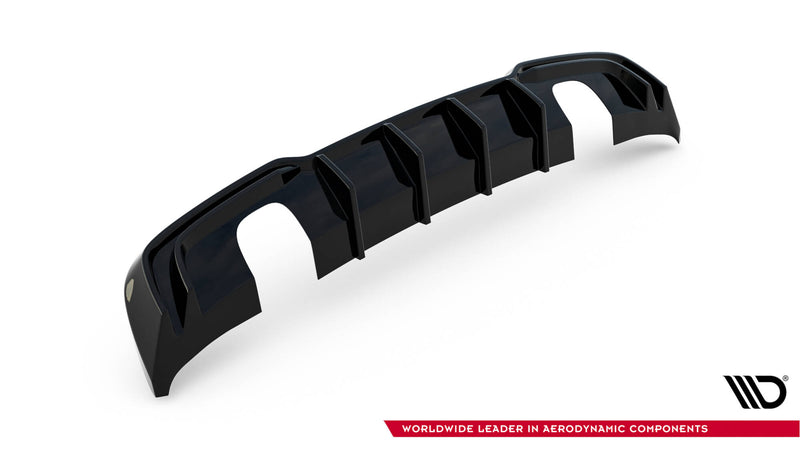 Maxton Design rear spoiler Audi A3 S-Line Sportback 8V Facelift (version with single exhaust on both sides)