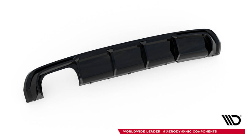 Maxton Design rear diffuser for Audi A3 S-Line Sportback 8V (version with dual exhaust pipes on one side)