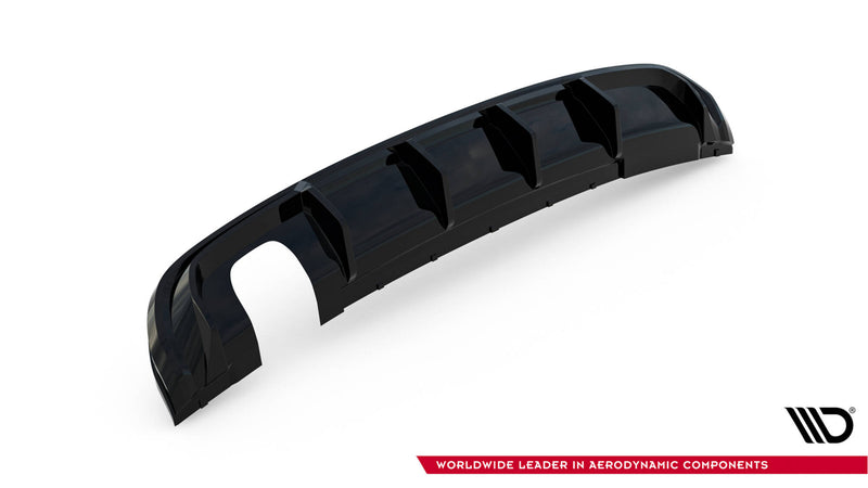 Maxton Design rear apron Audi A3 S-Line Sportback 8V (version with single-sided double exhaust pipe)