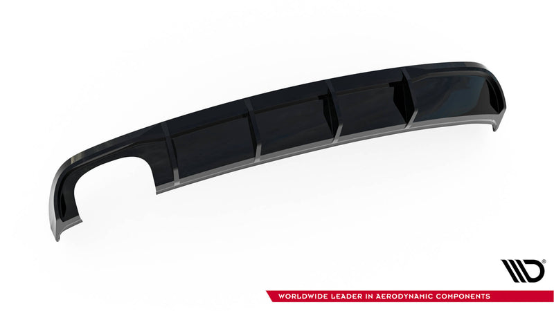 Maxton Design rear spoiler Audi A3 Sedan 8V Facelift (version with single-sided dual exhaust pipe)