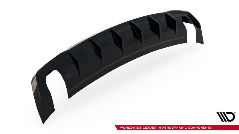 Maxton Design rear spoiler Audi A3 Sedan 8V (version with single exhaust pipes on both sides)