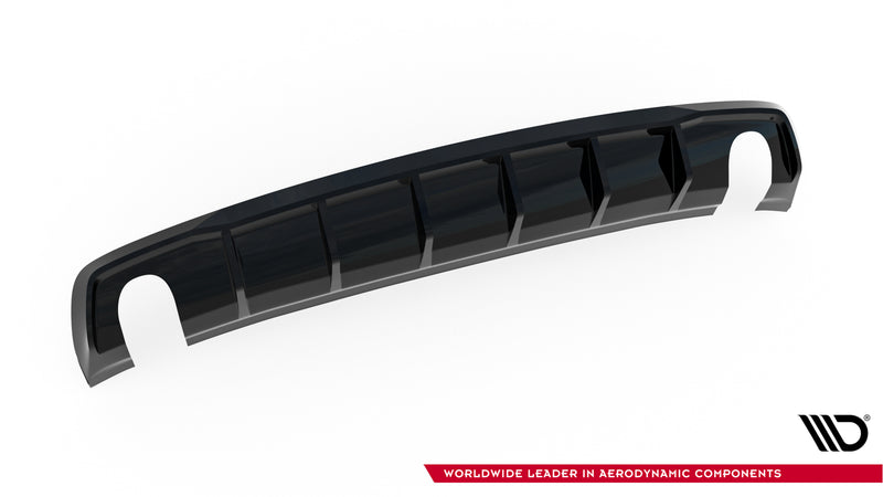 Maxton Design rear spoiler Audi A3 Sedan 8V (version with single exhaust pipes on both sides)