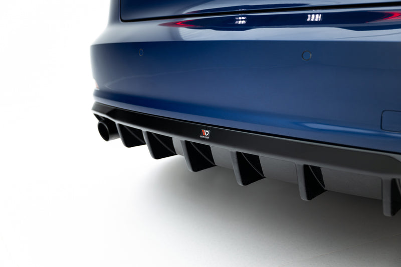 Maxton Design rear spoiler Audi A3 Sedan 8V (version with single-sided double exhaust pipe)