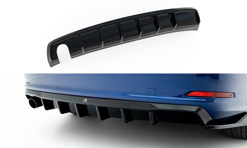 Maxton Design rear spoiler Audi A3 Sedan 8V (version with single-sided double exhaust pipe)