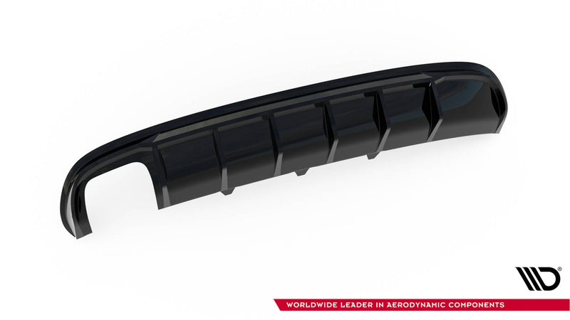 Maxton Design Rear Spoiler Audi A4 S-Line Sedan / Avant B8 (Version with single-sided double exhaust pipe)