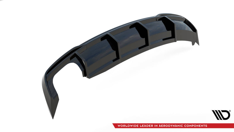 Maxton Design rear diffuser Audi A5 8T Facelift (version with dual exhaust on one side)