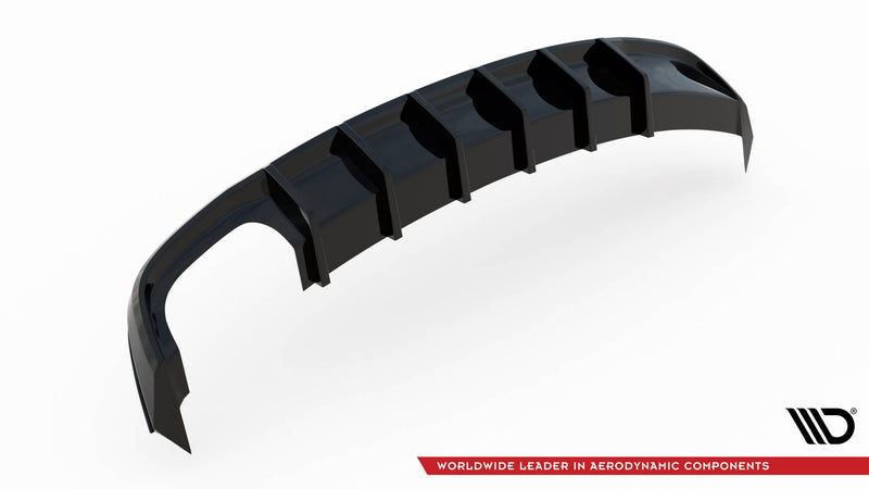 Maxton Design Heckansatz Audi A5 S-Line Coupe / Sportback 8T Facelift (Einseitige Doppelauspuffversion)