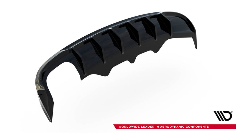 Maxton Design rear diffuser for Audi A5 S-Line Sportback 8T (version with single-sided dual exhaust pipe)
