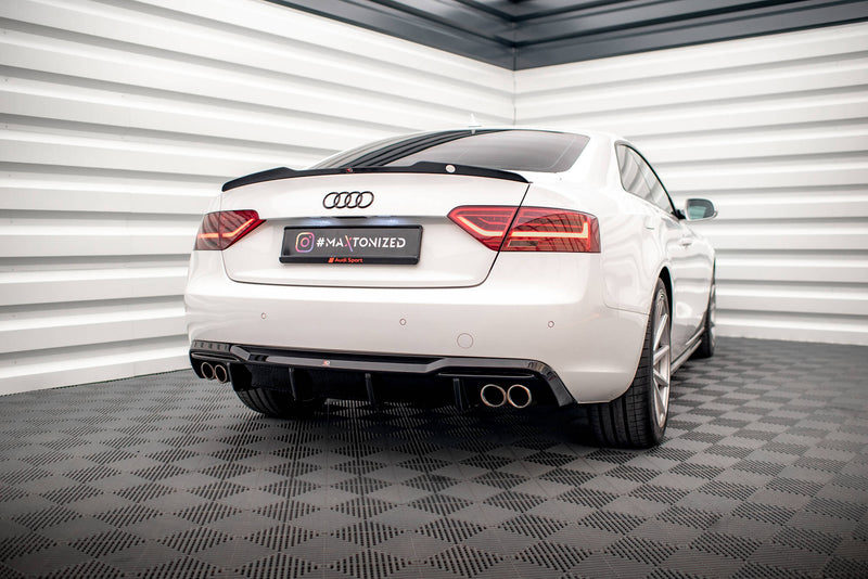 Maxton Design Rear Diffuser Audi A5 Sportback 8T Facelift (Version with double exhaust on both sides)