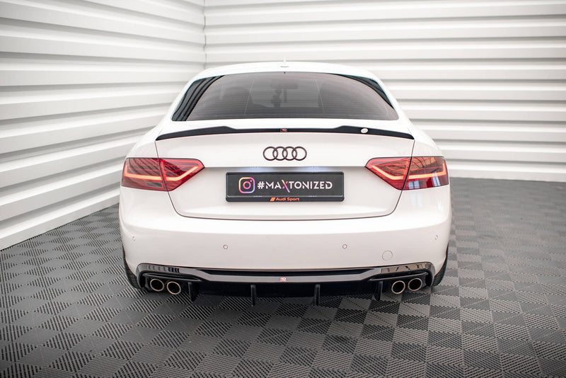 Maxton Design Rear Diffuser Audi A5 Sportback 8T Facelift (Version with double exhaust on both sides)