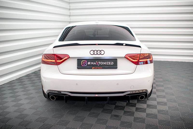 Maxton Design Rear Diffuser Audi A5 Sportback 8T Facelift (Version with single exhaust on both sides)