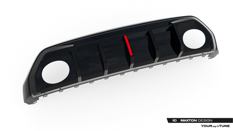 Maxton Design Rear Diffuser Audi RS3 8Y Sportback 8Y Facelift (Version with OEM Reflector)
